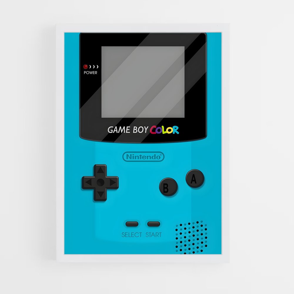 Poster Pixel Nostalgia – affiche Consoles (vue 3)